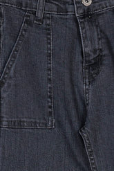 Girl's Scallop Pocket Denim Pant